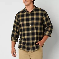 Arizona Mens Long Sleeve Regular Fit Big and Tall Flannel Shirt