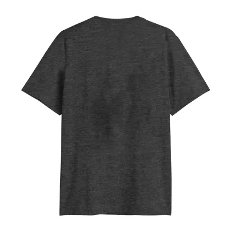 Mens Crew Neck Short Sleeve Regular Fit Deadpool Big and Tall Graphic T-Shirt