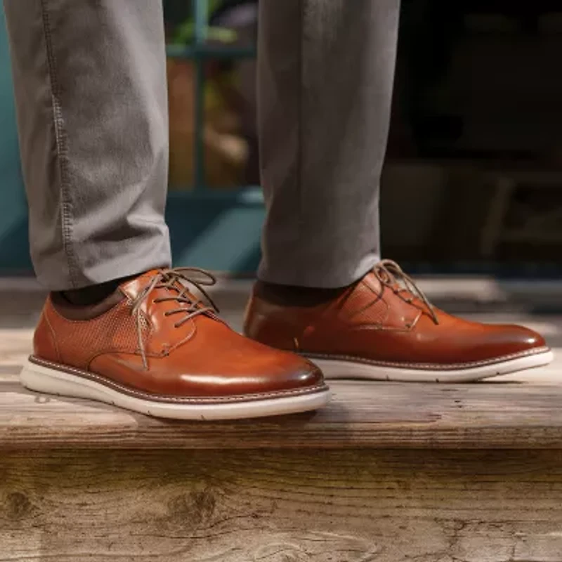 Nunn Bush Mens Round Closed Toe Oxford Shoes