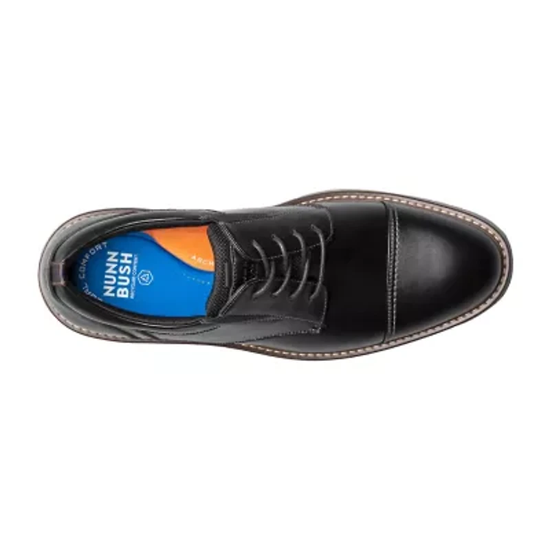 Nunn Bush Mens Cap Closed Toe Oxford Shoes