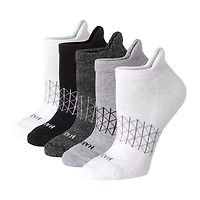 Hanes Absolute Active Heel Tab Womens 5 Pair No Show Socks