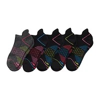 Hanes Absolute Active Heel Tab Womens 5 Pair No Show Socks