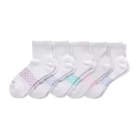 Hanes Absolute Active Heel Tab Womens Breathable 5 Pair Quarter Ankle Socks