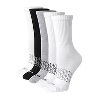 Hanes Absolute Active Heel Tab Womens 5 Pair Crew Socks