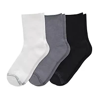 Hanes Supersoft Womens 3 Pair Crew Socks