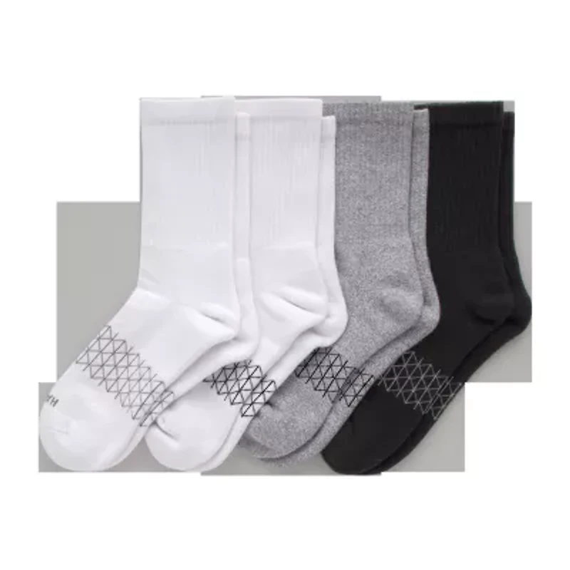 Hanes Ultimate Absolute Womens 4 Pair Crew Socks