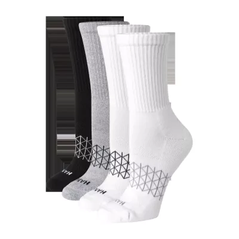 Hanes Ultimate Absolute Womens 4 Pair Crew Socks