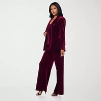 Premier Amour Womens Stretch Fabric Fitted Blazer