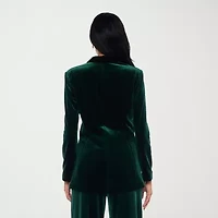 Premier Amour Womens Stretch Fabric Fitted Blazer