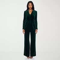 Premier Amour Womens Stretch Fabric Fitted Blazer