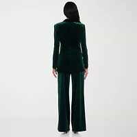 Premier Amour Womens Stretch Fabric Fitted Blazer