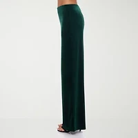 Premier Amour Womens Straight Mid Rise Pull-On Pant