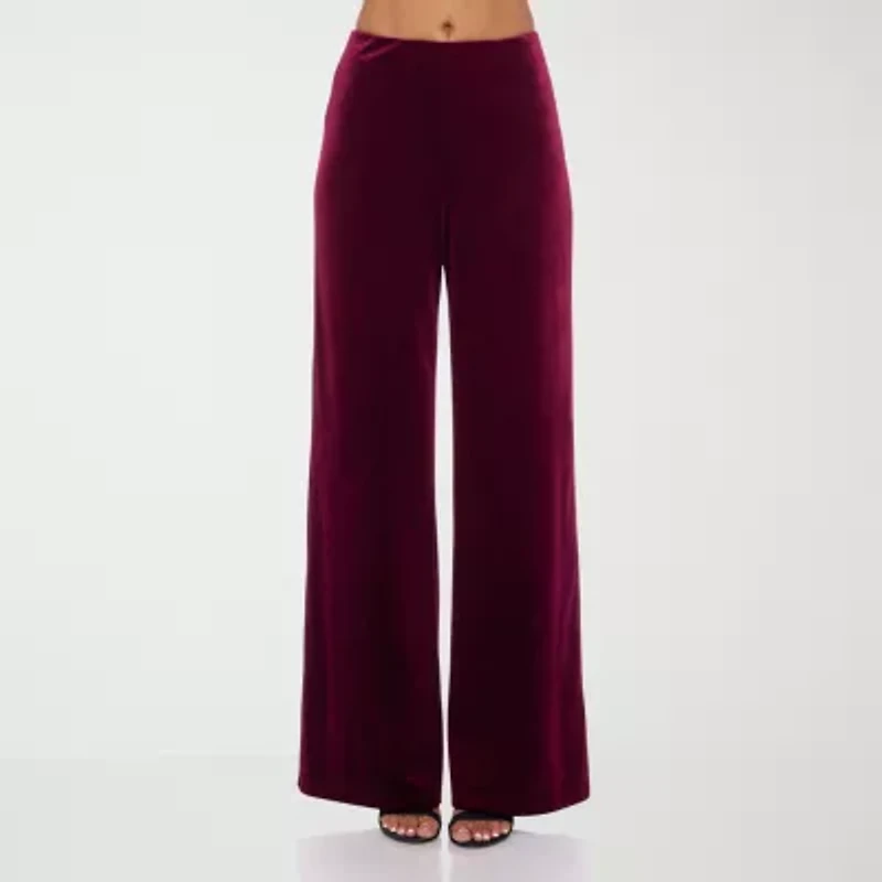 Premier Amour Womens Straight Mid Rise Pull-On Pant