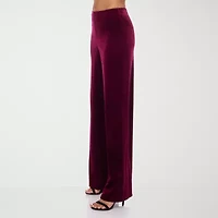 Premier Amour Womens Straight Mid Rise Pull-On Pant