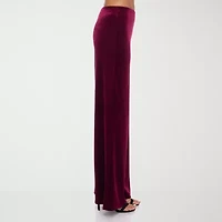 Premier Amour Womens Straight Mid Rise Pull-On Pant