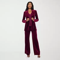 Premier Amour Womens Straight Mid Rise Pull-On Pant