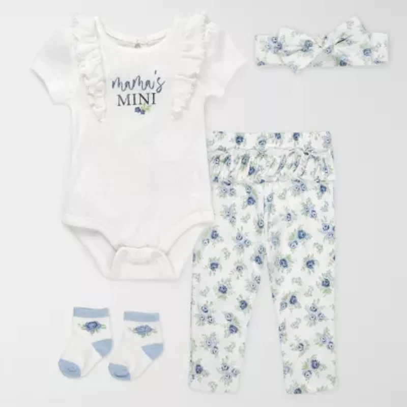 Baby Essentials Girls 2-pc. Pant Set