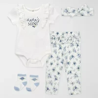 Baby Essentials Girls 2-pc. Pant Set