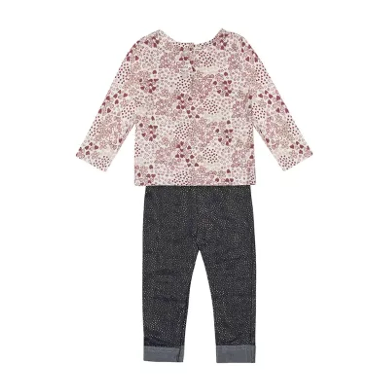 Little Lass Baby Girls 3-pc. Pant Set