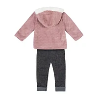 Little Lass Baby Girls 3-pc. Pant Set
