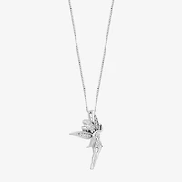 Tinker Bell(I, I2) Womens 1/8 CT. T.W. Lab Grown White Diamond Sterling Silver 18 Inch Pendant Necklace