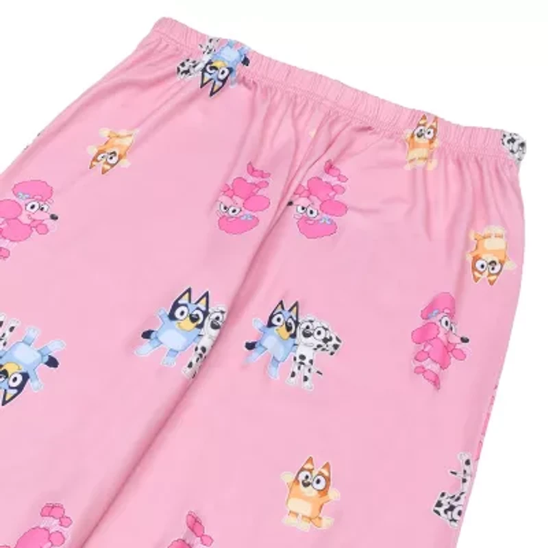 Little & Big Kid Girls Bluey Crew Neck Long Sleeve 2-pc. Pajama Sets