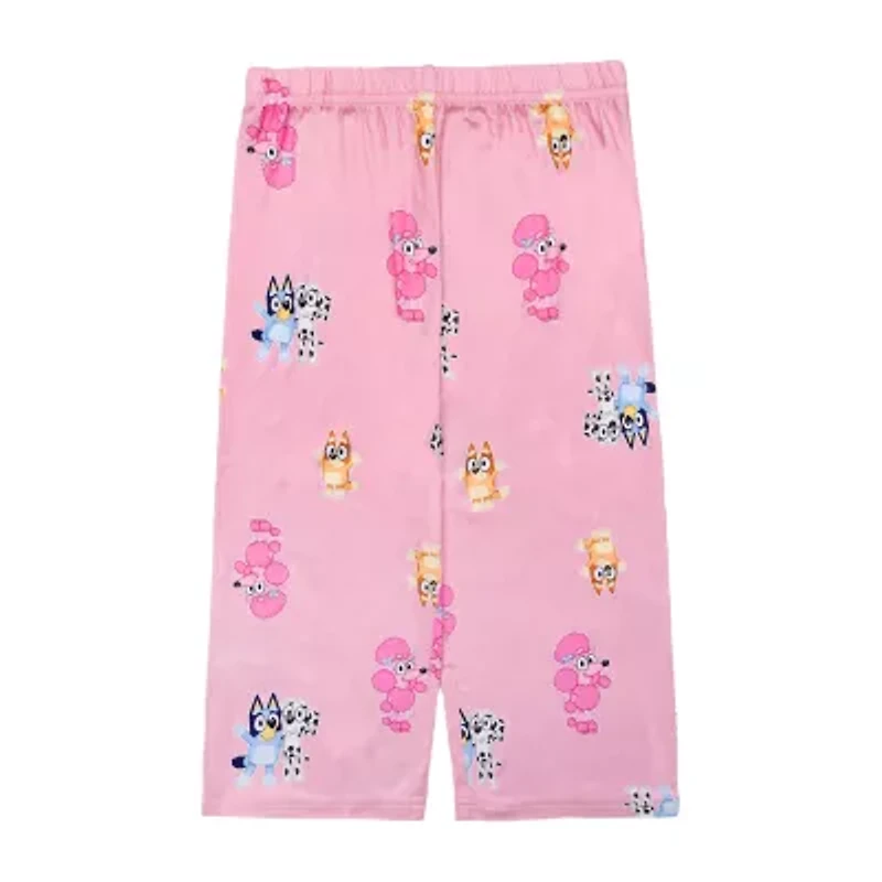 Toddler Girls Bluey Crew Neck Long Sleeve 2-pc. Pajama Sets