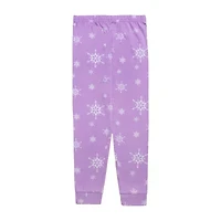 Disney Collection Little & Big Kid Girls Frozen Crew Neck Long Sleeve 4-pc. Pajama Sets