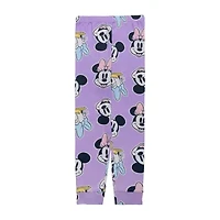 Disney Collection Little & Big Kid Girls Minnie Mouse Crew Neck Long Sleeve 4-pc. Pajama Sets