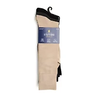 Stafford Super Soft Lux Mens 3 Pair Big and Tall Crew Socks