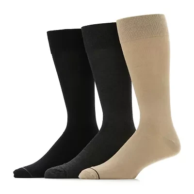 Stafford Super Soft Lux Mens 3 Pair Big and Tall Crew Socks