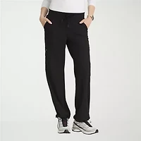 Barco One Bop703 Bounce 6-Pocket Mid-Rise Womens Petite Stretch Fabric Moisture Wicking Scrub Pant
