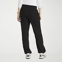 Barco One Bop703 Bounce 6-Pocket Mid-Rise Womens Petite Stretch Fabric Moisture Wicking Scrub Pant