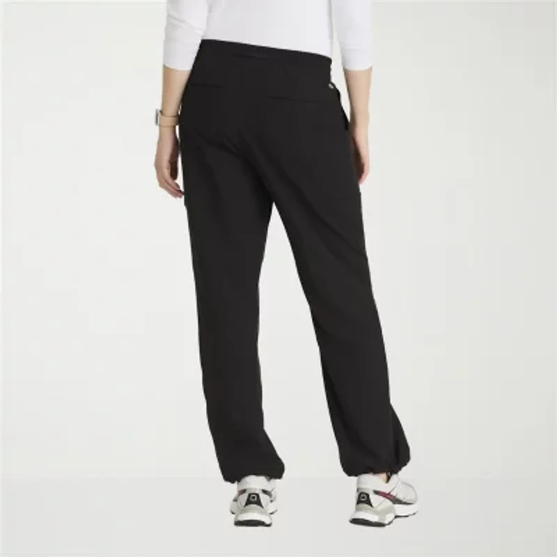 Barco One Bop703 Bounce 6-Pocket Mid-Rise Womens Stretch Fabric Moisture Wicking Scrub Pant