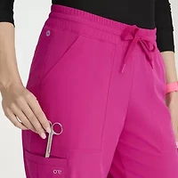 Barco One Bop703 Bounce 6-Pocket Mid-Rise Womens Stretch Fabric Moisture Wicking Scrub Pant