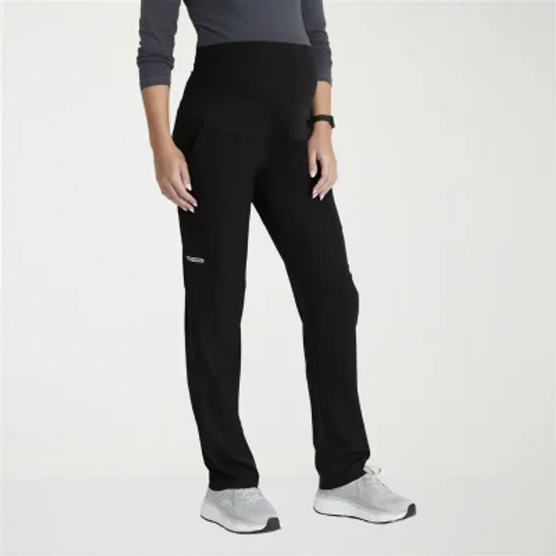 Skechers Skp705 Nurture 7-Pocket Maternity Straight Leg Womens Stretch Fabric Moisture Wicking Scrub Pant