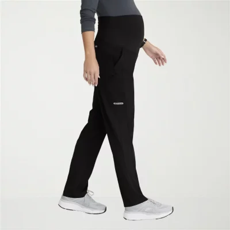 Skechers Skp705 Nurture 7-Pocket Maternity Straight Leg Womens Stretch Fabric Moisture Wicking Scrub Pant