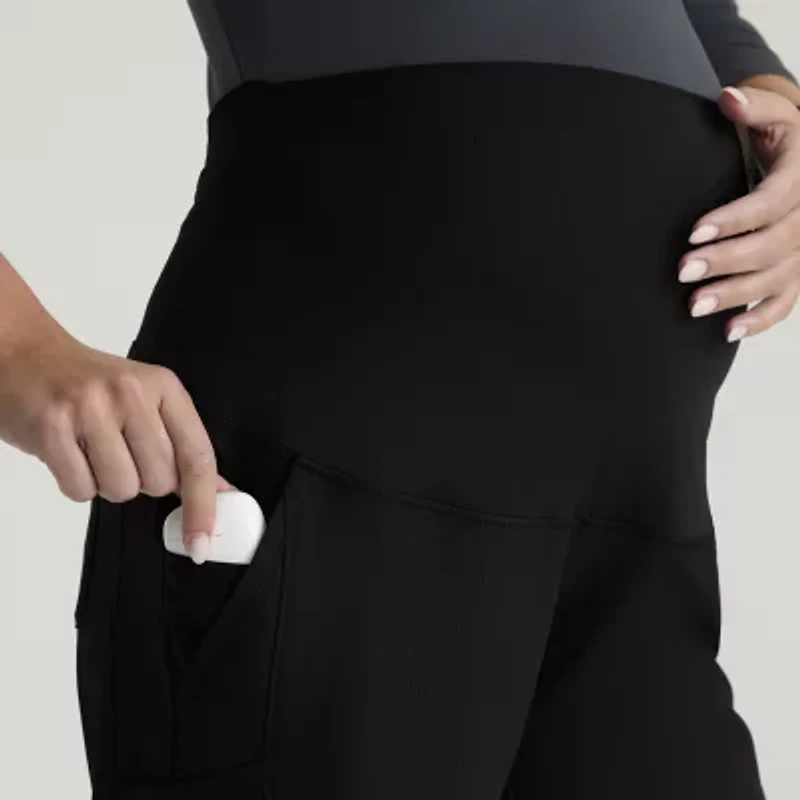Skechers Skp705 Nurture 7-Pocket Maternity Straight Leg Womens Stretch Fabric Moisture Wicking Scrub Pant