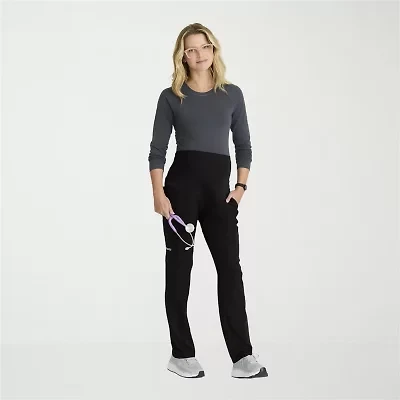 Skechers Skp705 Nurture 7-Pocket Maternity Straight Leg Womens Stretch Fabric Moisture Wicking Scrub Pant