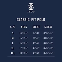 IZOD Advantage Performance Mens Classic Fit Short Sleeve Polo Shirt