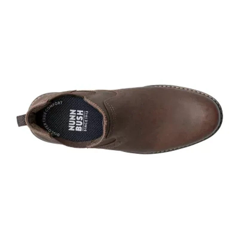 Nunn Bush Delton Mens Flat Heel Chelsea Boots