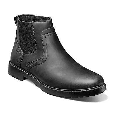 Nunn Bush Delton Mens Flat Heel Chelsea Boots