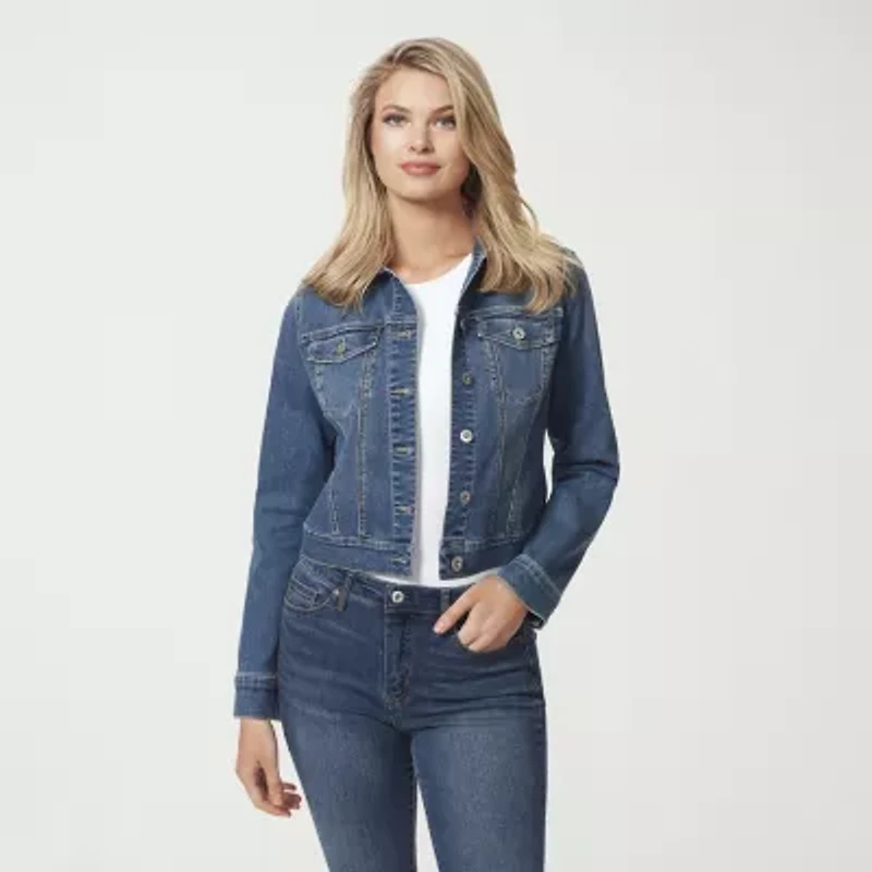 JS Jessica Simpson Womens Denim Heavyweight Jacket