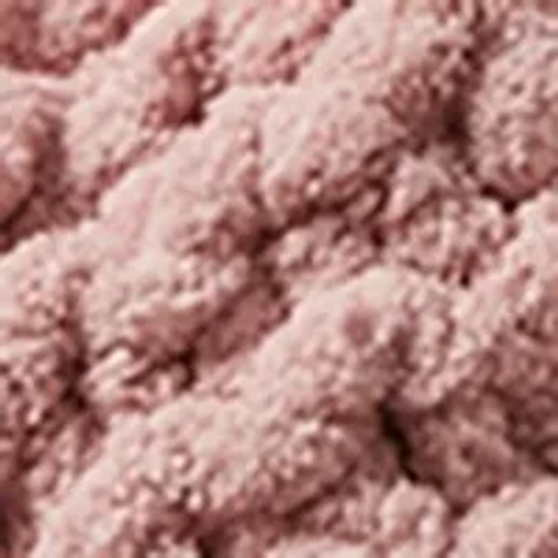 Madison Park Chenille Handmade Chunky Knit Lightweight Throw