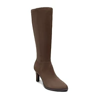 Aerosoles Womens Lynx Wide Calf Stiletto Heel Dress Boots