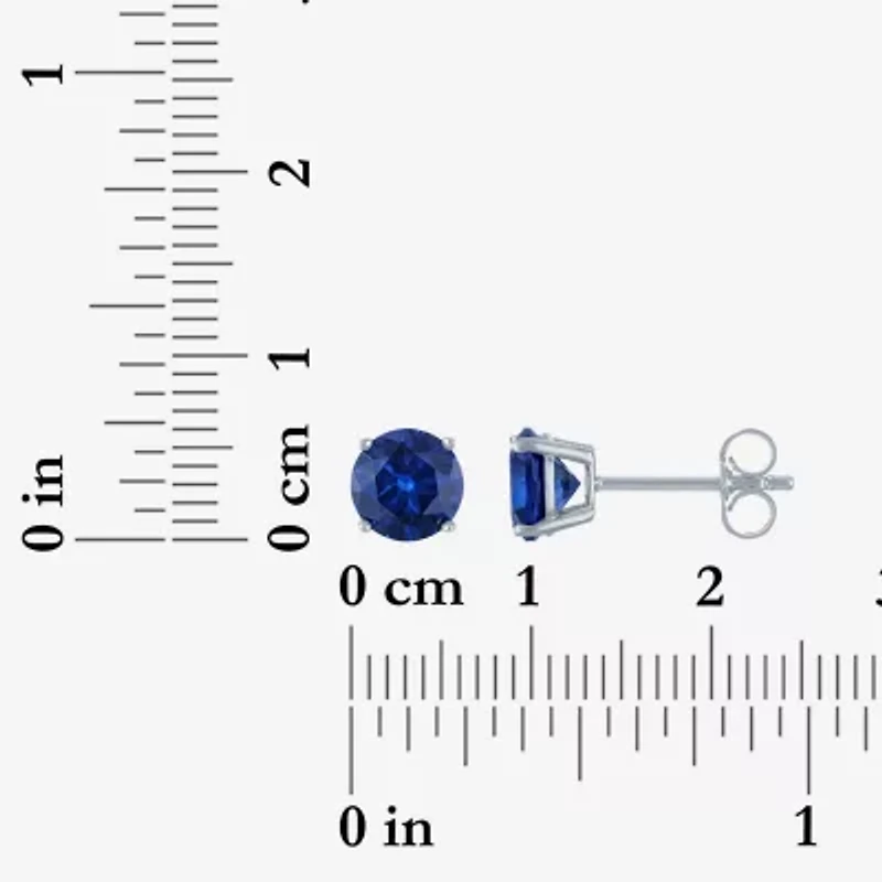 Womens Lab Created Blue Sapphire Sterling Silver 2-pc. Jewelry Set