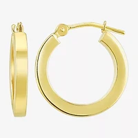Womens 10K Gold Sterling Silver Oval Round 2 Pair Earring Set