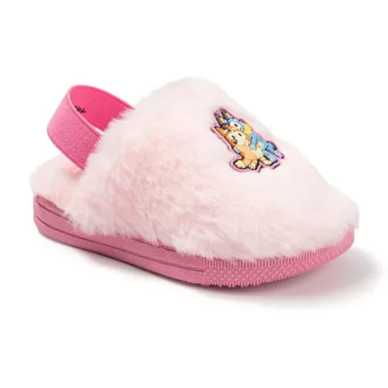 Infant Girls Bluey Slip-On Slippers Wide Width