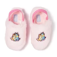 Infant Girls Bluey Slip-On Slippers Wide Width