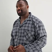 St. John's Bay Mens Long Sleeve 2-pc. Big and Tall Pajama Sets